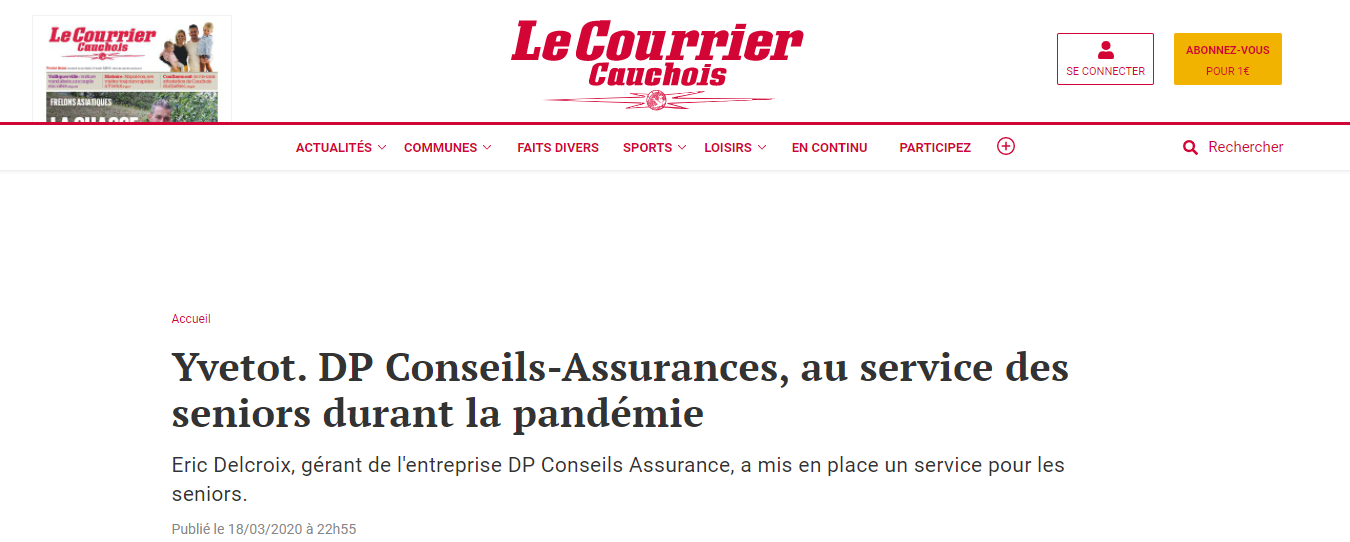 Articles du Courrier Cauchois