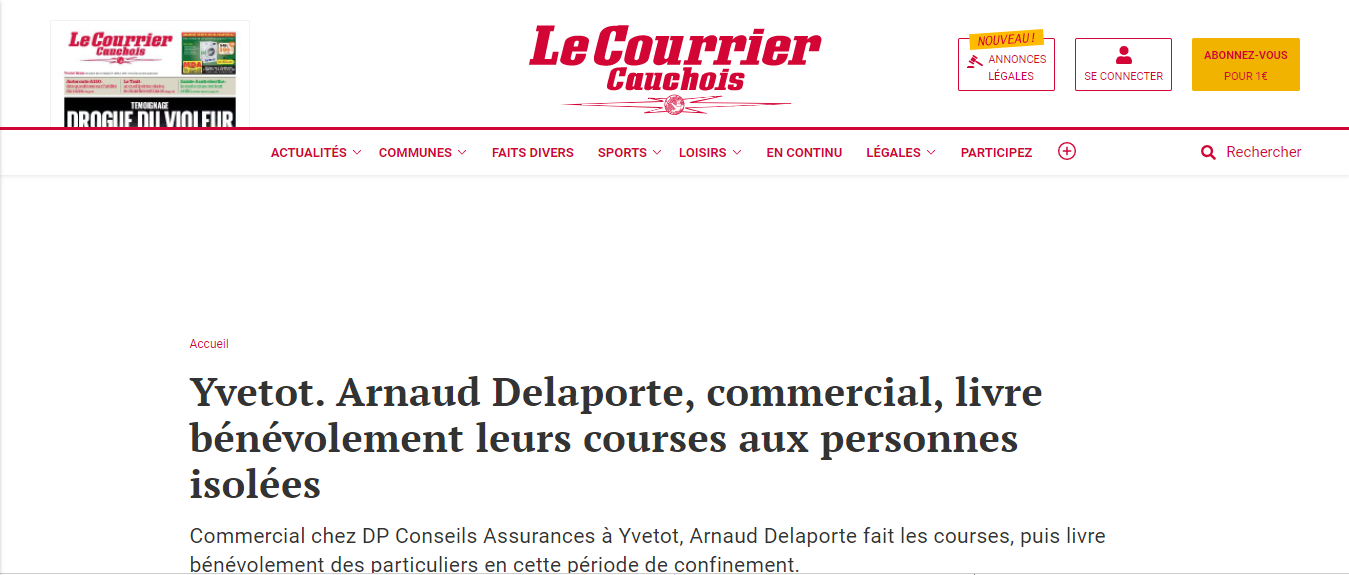 Articles du Courrier Cauchois